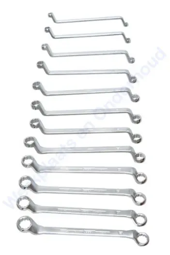 HAZET dubbele ringsleutelset 12-delig