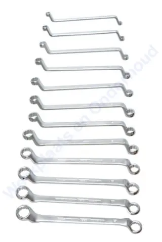 HAZET dubbele ringsleutelset 12-delig