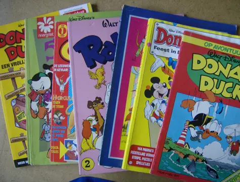 Diverse disney strips adv 3725