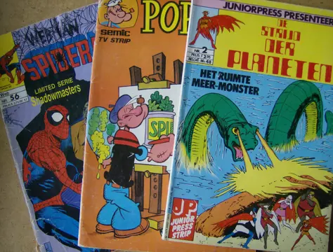 Verschillende comics adv 3749
