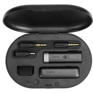 Boya 2.4 GHz Dasspeld Microfoon Draadloos BY-WM3D voor iOS