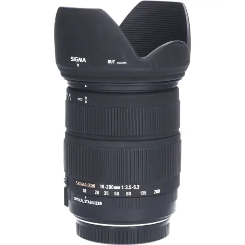 Tweedehands Sigma 18-200mm f/3.5-6.3 DC OS HSM Canon-AF CM2804