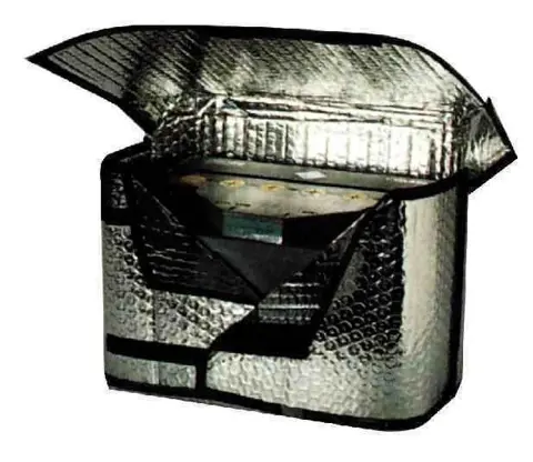 Accu isolatiedeken,NIEUW, voor accu 50 tot 72 Ah,alu/kunstst