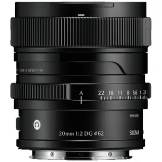 Sigma 20mm f/2.0 DG (C) Black E-mount