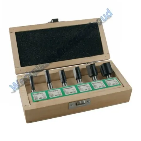 Bovenfrezen set 6-delig 8mm schacht