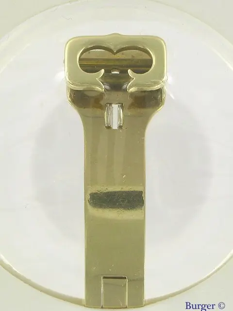 Cartier Style Folding Clasp 18K Yellow Gold 13,50 MM