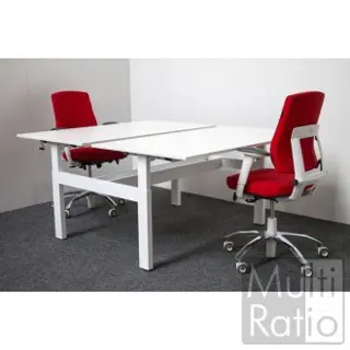 Slingerverstelbaar Duo bureau Ahrend Balance