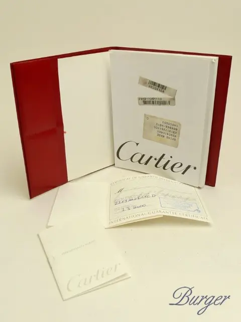 Cartier Instruction Manual and Warranty Booklet Santos