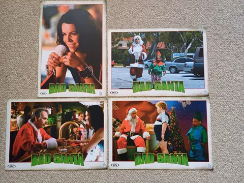 BAD   SANTA     lobbycard set.
