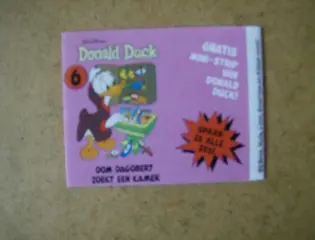 Donald duck vouwstrip nestle 6 adv4146