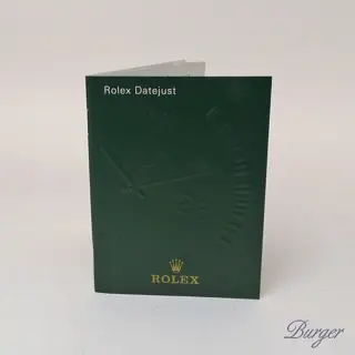 Rolex Datejust Manual Info Booklet French