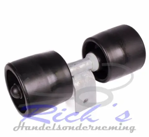 Rollenset 2 rollen 82/76 rubber op kantelblokje