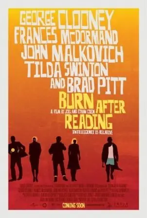 BURN AFTER READING filmposter en filmfotoset.