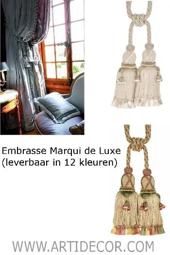 Embrasse Marqui de Luxe (leverbaar in 12 kleuren)
