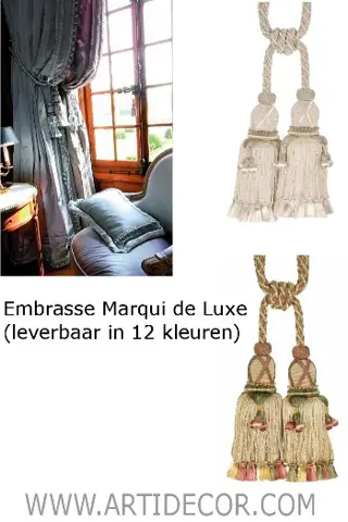 Embrasse Marqui de Luxe (leverbaar in 12 kleuren)