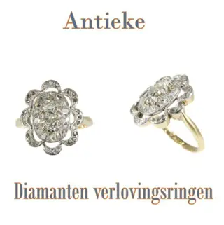 Groot uitverkoop Antieke verlovingsringen in Antwerpen
