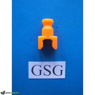 Scharnierkoppeling recht oranje fluoriserend nr. 16087