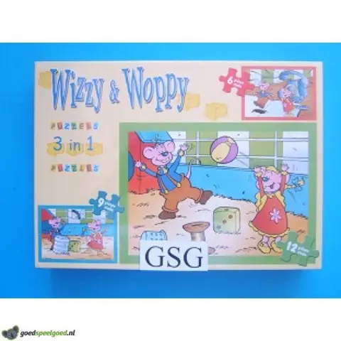 Wizzy &amp; Woppy 6 st + 9 st + 12 st nr. 21045-01