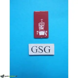 Kaartje luitenant rood nr. 60940-02