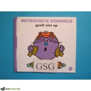 Mevrouwtje Eigenwijs geeft niet op nr. 3739-01