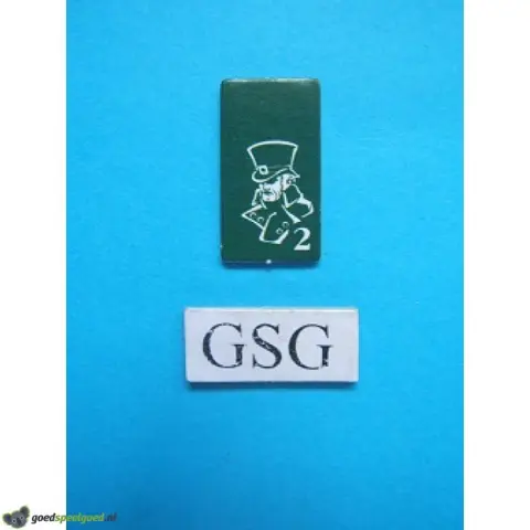 Kaartje spion groen nr. 60934-02