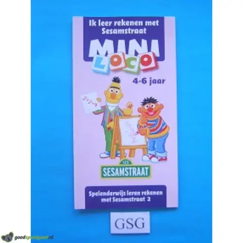 Spelenderwijs leren rekenen met Sesamstraat 2 nr. 25237-11