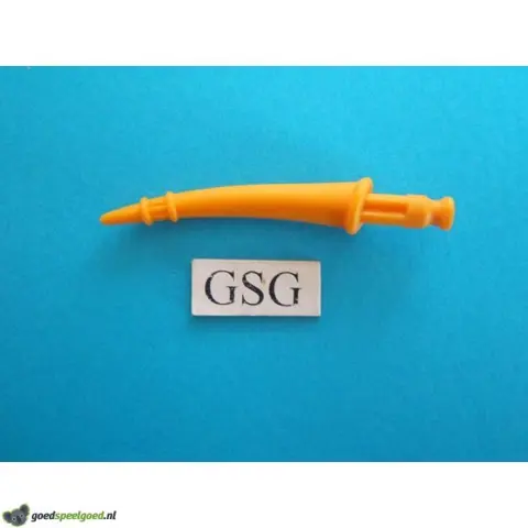 Haak oranje lang nr. 16431