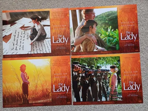 THE LADY lobbycard set.