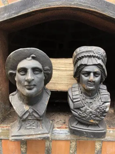 Haardblok houder, vuurblokken