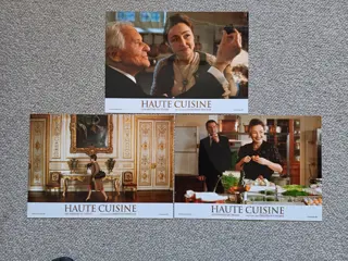 HAUTE   CUISINE     lobbycard set.