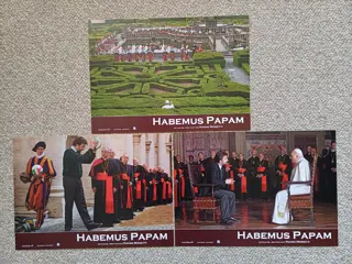 HABEMUS   PAPAM     lobbycard set.