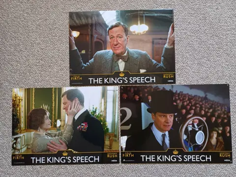THE   KING ' S   SPEECH      lobbycard set.