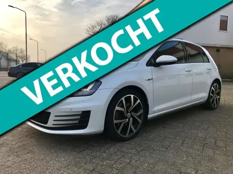 Volkswagen Golf 2.0 TDI GTD DSG LEER PANODAK NAVI Parelmoer Wit Nationale Autopas Origineel Nederlan