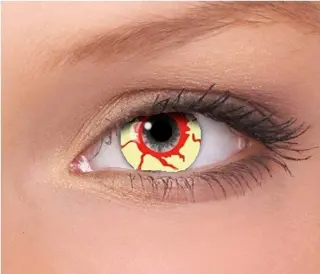 Fashion Lentilles Skull mini sclera (17 mm), jaarlenzen