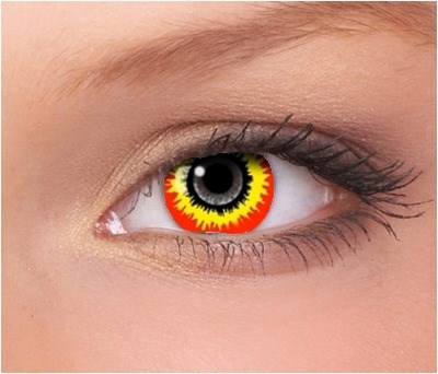 Fashion Lentilles Scream, mini sclera (17 mm), jaarlenzen