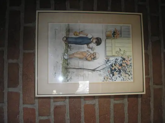 Georges redon - emotion - little boy &amp; girl