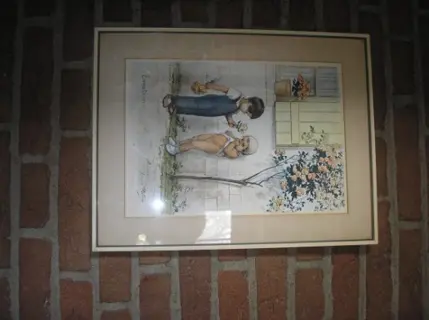 Georges redon - emotion - little boy &amp; girl