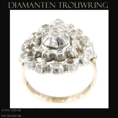 Antieke diamanten trouwringen bij Adin