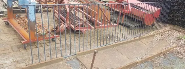 Hek met spijlen 510cm