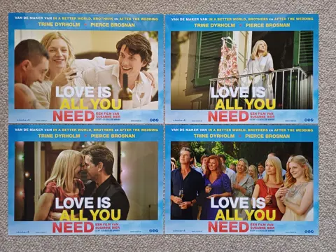 LOVE IS ALL YOU NEED lobbycard set.