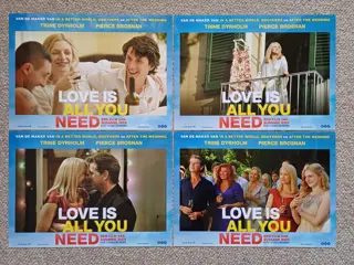 LOVE IS ALL YOU NEED lobbycard set.