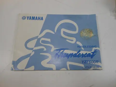 INSTRUCTIEBOEKJE Yamaha YZF 600 Thundercat 1996 - 2003