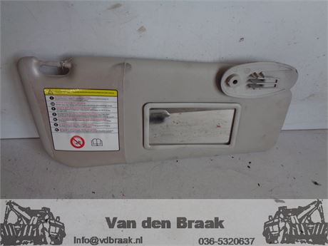 Fiat Punto Evo 2009-2012 Zonneklepje rechts met spiegel