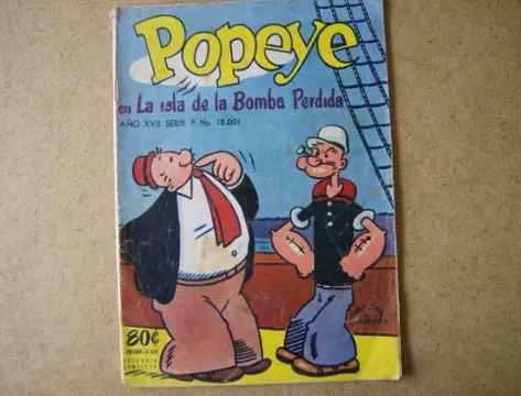Popeye comic mexicaans 2 adv6378