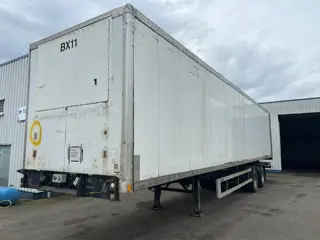 LAG 2 axle box trailer , 8 Tyres (bj 1999)