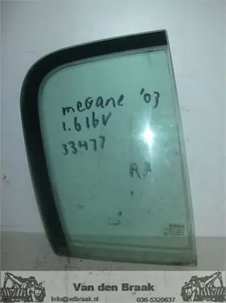 Renault Megane 5 drs 2002-2006 Scheerraam rechts achter