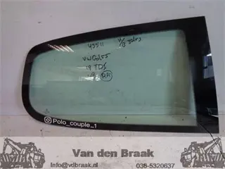 Volkswagen Golf 3 drs hb 2003-2008 Zijruit rechts achter