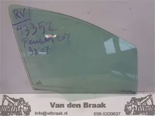 Peugeot 207 5 deurs 2006-2012 Portierruit rechtsvoor