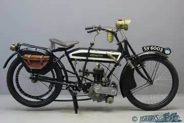 Zenith 1914 Gradua 3½ HP 494 cc 1 cyl  sv 3504