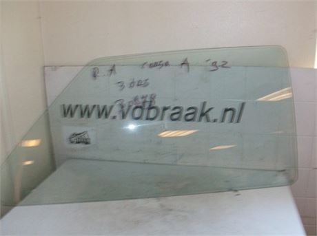 Opel Corsa 3 deurs 1983-1993 Raam rechtsachter